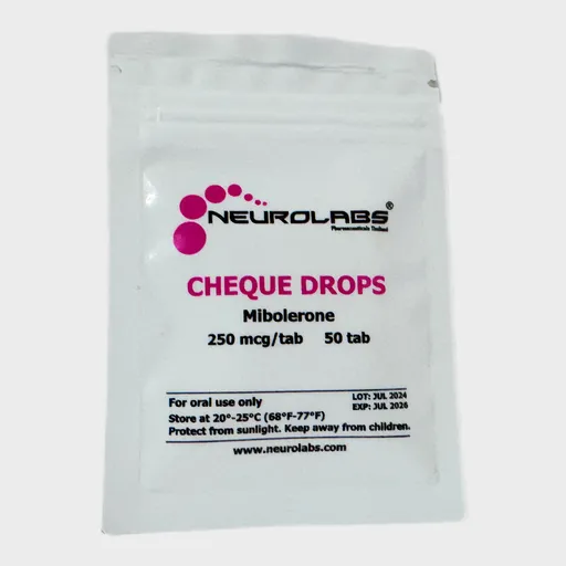CHEQUE DROPS (MIBOLERONE) 250MCG/TAB 50 TAB
Oral